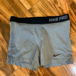 Nike pro spandex large grey